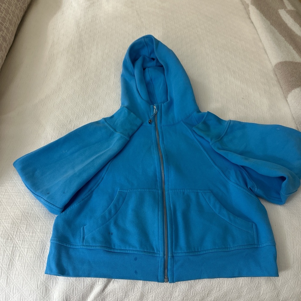 lululemon athletica  Bright Blue Hoodie Jacket